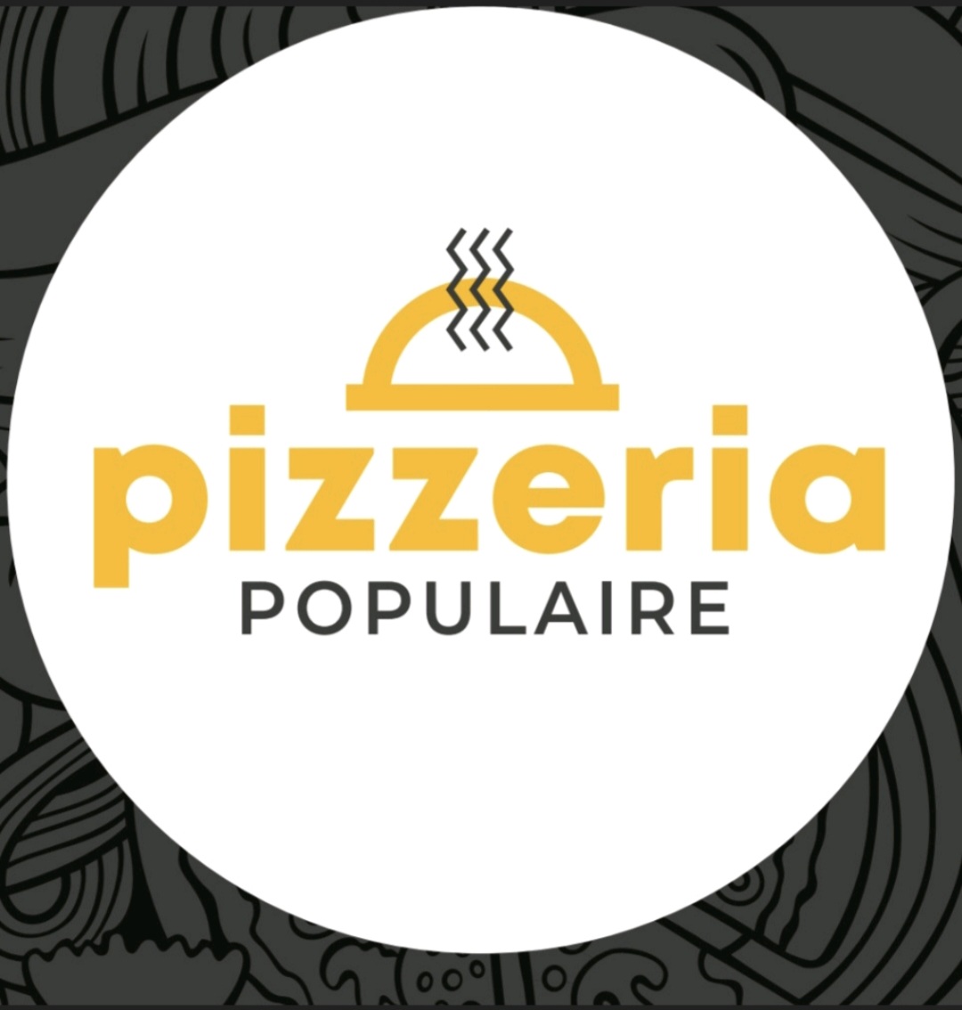 Logo pizzeria populaire