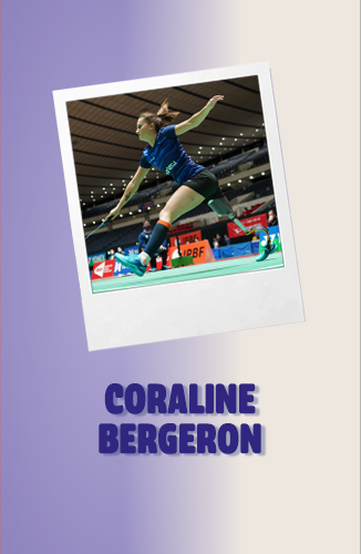 Programme Coraline Bergeron parabadminton