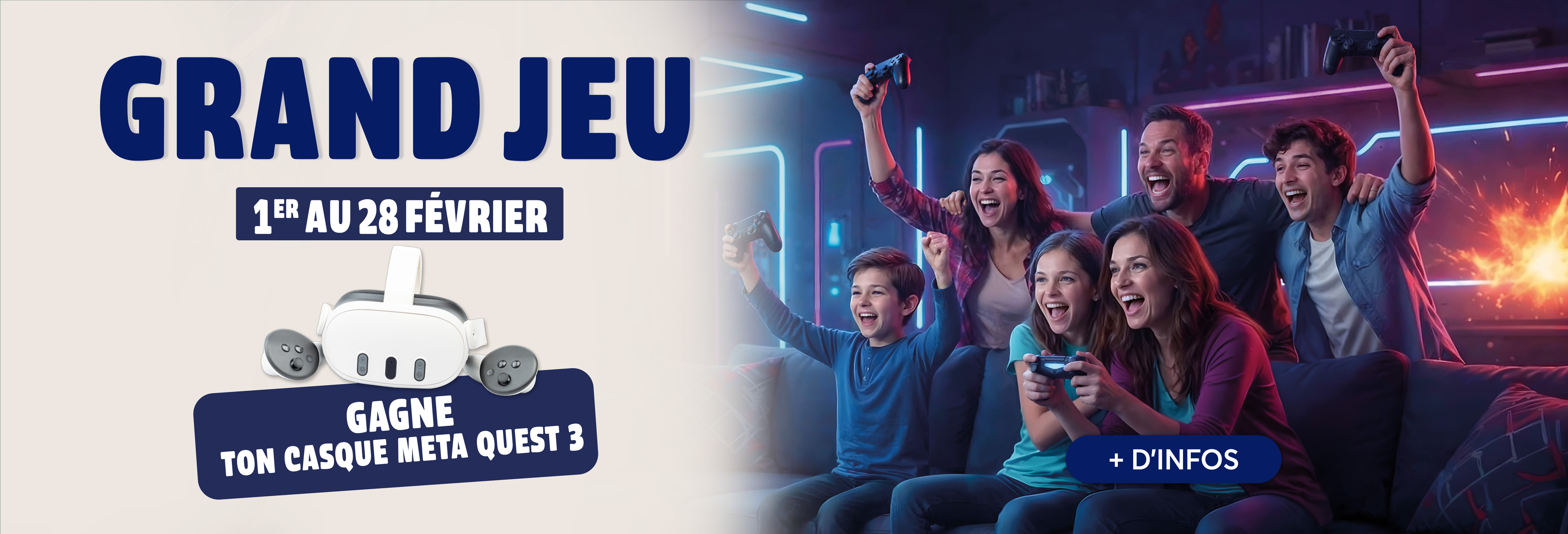 Bannière Aushopping Gaming Tour Grand jeu concours 2026