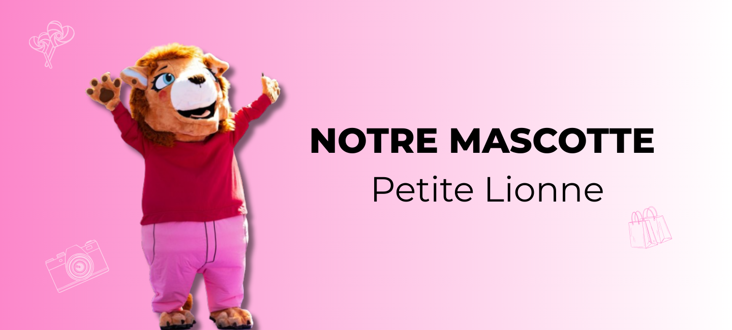 Bannière Mascotte Petite Lionne