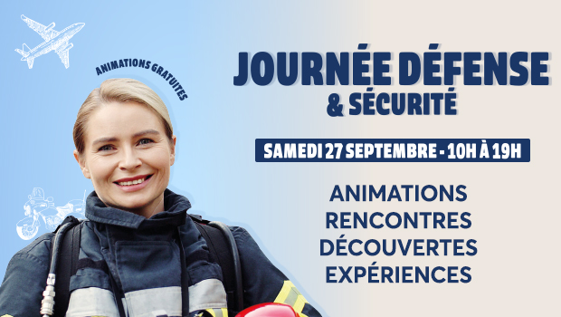 Profitez d'une journée Défense et Sécurité le samedi 27 septembre 2025 de 10H à 19H dans votre centre commercial Aushopping Poitiers Sud