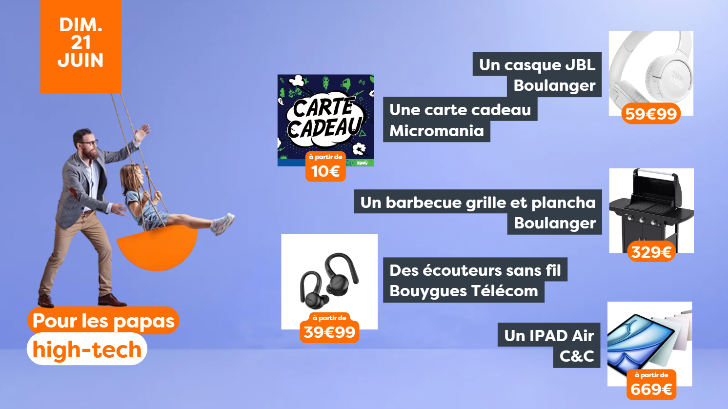 Pour les papas high-tech