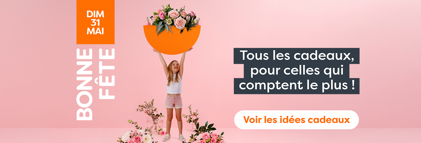 Bannière idées cadeaux fête des mères