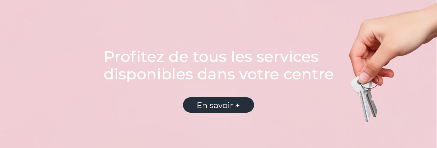 Bannière services du centre commercial Aushopping Poitiers sud