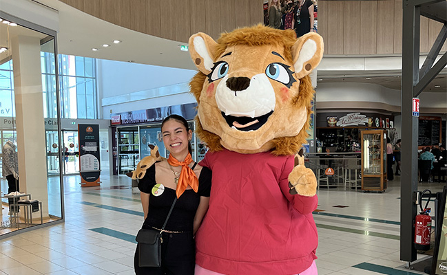 Mascotte Petite Lionne