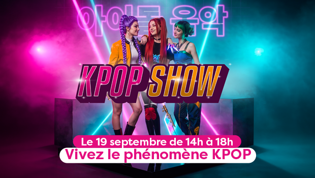 Vivez le phénomène KPOP le 19 septembre 2026 de 14H à 18H, dans votre centre commercial Aushopping Poitiers sud