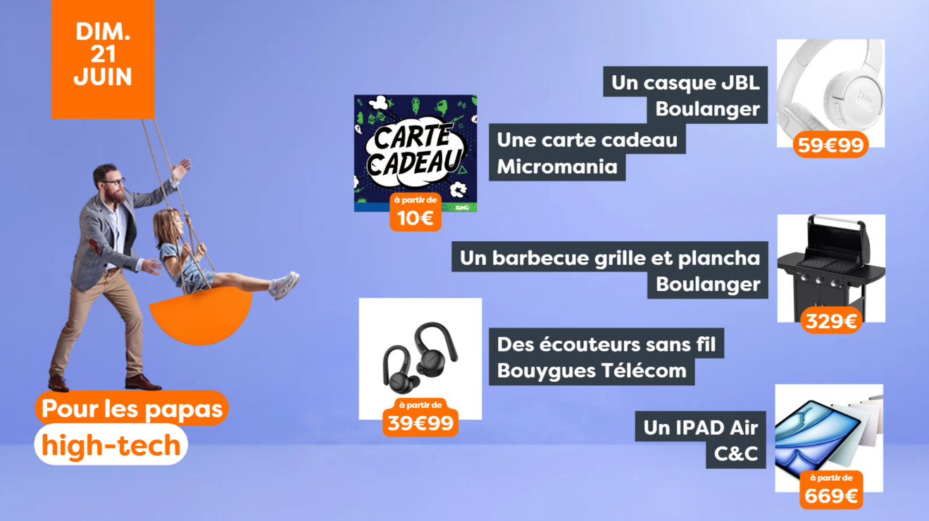 Pour les papas high-tech