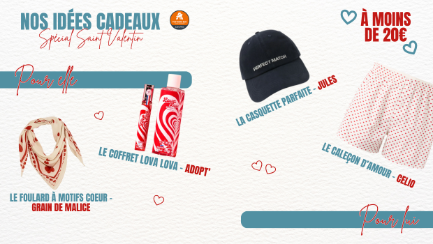Idées cadeaux moins de 20€