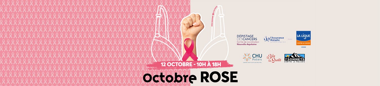 octobre rose lutte contre le cancer du sein dans votre centre commercial AuShopping Poitiers