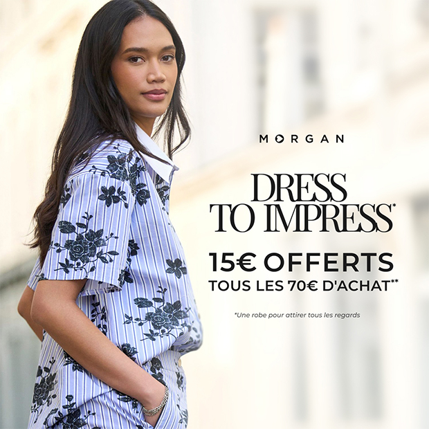 Dress to Impress : 15€ de remise tous les 70€ d’achat