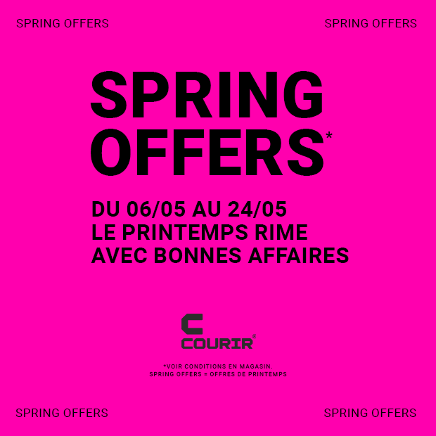 Spring Offers chez Courir pour un printemps qui rime avec bonnes affaires