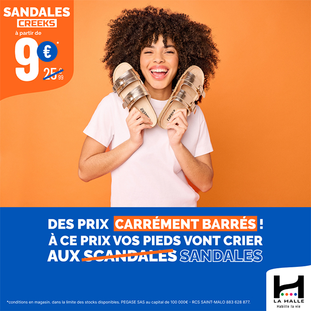 Prix carrément barrés chez La Halle du 28 mai au 17 juin 2026